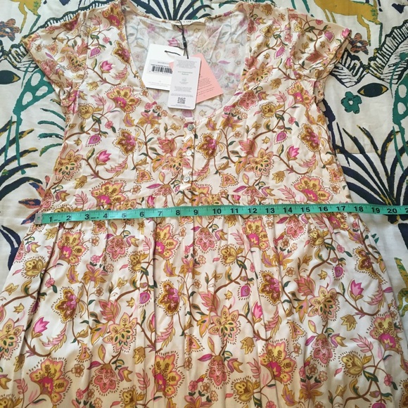 Spell Portobello Road Babydoll Midi Dress - Picture 14 of 15